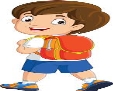 Premium Vector | Cartoon happy school boy with backpack
